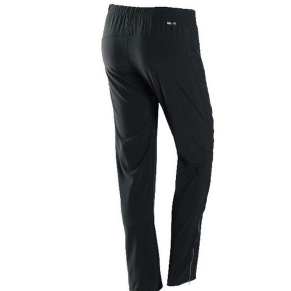 Nike Dri-Fit Distance Black Woven Running Pants Joggers womens sz M 339242-010 - Picture 7 of 7
